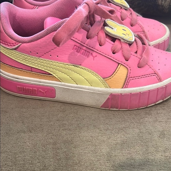Puma Kids Sneakers - Pink and Yellow - Picture 6 of 9